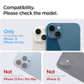 AGL04039 - iPhone 13 Mini / iPhone 13 Optik Lens Protector in red showing compatibility. Please check the model. Only compatible with iPhone 13, 13 mini . Not compatible with iPhone 13 pro and iPhone 13 pro max. Not compatible with iPhone 12