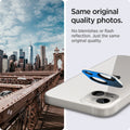 AGL04038 - iPhone 13 Mini / iPhone 13 Optik Lens Protector in starlight showing same original quality photos. No blemishes or flash reflection. Just the same original quality.