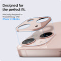 AGL04036 - iPhone 13 Mini / iPhone 13 Optik Lens Protector in pink showing designed for the perfect fit. Precisely designed to fit seamlessly with iPhone 13 and 13 mini