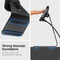 ACH02574 - OneTap Pro Wireless Magnetic Charging Stand (MagFit) in black showing the strong Nanotac foundation. Durable rubber pads prevent surface slippage