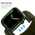AMP02288 - Apple Watch Series (Apple Watch (49mm)/Apple Watch (45mm)/Apple Watch (42mm)) Watch Band Lite Fit in khaki just side your watch in for an effortless installation. Quick and easy.