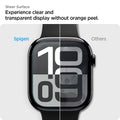 AFL08579 - Apple Watch 10 (46mm) EliteShield EZ Fit in Clear showing the Sheer Surface. Experience clear and transparent display without orange peel