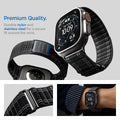 AMP10141 - Apple Watch Ultra (49mm) WBF0 in Black showing the premium quality. Durable nylon and stainless steel for a secure fit around the wrist