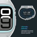 ACS09318 - Apple Watch 10 (46mm) Case Liquid Air Pro in Gray ultimate defense. Lightweight and minimal sport band is ready to go anytime, anywhere. 145mm-200mm.