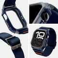 ACS08925 - Apple Watch 10 (46mm) Case Lite Fit Pro in Navy Blue showing the different angles