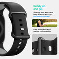 AMP09321 - Apple Watch Series - Nano Pop 46mm in Black Sesame ready up and go. Strap up your watch and keep it secure with the pin and tuck buckle. Easy application with precise craftsmanship.