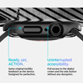 ACS08601 - Apple Watch 10 (46mm) Case Thin Fit in Black same original tactility feedback as the device designed for perfection. Ready set action. Uninterrupted accessibility. Full access to the digital crown and the side button without any disruption.