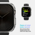 ACS08589 - Apple Watch 10 (42mm) Case Thin Fit in Crystal Clear slim and form fitted design protects your watch from daily scuffs. Peace of mind every second.