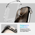 ACS08589 - Apple Watch 10 (42mm) Case Thin Fit in Crystal Clear designed to fit flush and seamlessly around your apple watch. Designed to perfection.