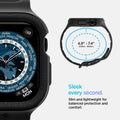 ACS09390 - Apple Watch 10 (42mm) Case Vault Pro in Matte Black slim and lightweight for balanced protection and comfort.