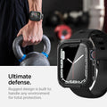 ACS04191 - Apple Watch Series (41mm) Case Tough Armor in black has rugged design is built to handle any environment for total protection. Ultimate defense.