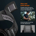 AMP11113 - Apple Watch Ultra Athlex Air 2 band close-up showing bold gray woven nylon strap with reinforced hook and loop fastening enhanced grip pull tab subtle logo detail and durable stitching designed for secure easy adjustment during active outdoor use