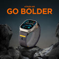 AMP09034 - Apple Watch 10 (46mm) Athlex Air in Active Gray showing the athlex air go bolder