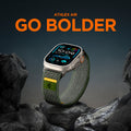 AMP09035 - Apple Watch 10 (46mm) Athlex Air in Active Green showing the athlex air go bolder