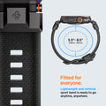 AMP09229 - Apple Watch Ultra (49mm) DuraPro Armor in Black Edition lightweight and minimal sport band is ready to go anytime, anywhere.