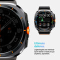 AMP08772 - Galaxy Watch Ultra (47mm) Lite Fit Band in Black ultimate defense. lightweight and minimal sport band is ready to go anytime, anywhere.