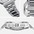 AMP08823 - Watch Ultra (47mm) Modern Fit 316L Band in Silver showing side and detail.