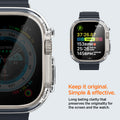 ACS05459 - Apple Watch Ultra (Apple Watch (49mm)) Case Ultra Hybrid in crystal clear long  lasting clarity that preserves the originality for the screen and the watch. Keep it original simple and effective.