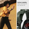 062CS26016 - Apple Watch Series (Apple Watch (45mm)) Case Rugged Armor Pro in military green perfect stability slide and lock it for secure fit.