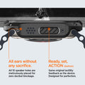 ACS05457 - Apple Watch Ultra (Apple Watch (49mm)) Case Tough Armor in black has all 10 speaker holes are meticulously placed for zero decibel blockage. All ears without any sacrifice. Also has Ready, set action button. Same original tactility feedback as the device. Designed for perfection.