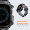 ACS06028 - Apple Watch Series (Apple Watch (49mm)) in space crystal bolster the ultra with a built in watch band and case. Topped off with carbon fiber accents. Take rugged to an ultra new level.
