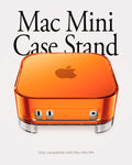 ACS09212 - Apple Mac Mini Stand Classic C1 in Tangerine showing mac mini case stand only compatible with mac mini m4