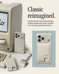 AFA10949 - Classic LS Card Holder (Mag Fit) in Stone showing classic reimagined