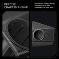 ACP09182 - Tesla cybertruck Charging Adapter Door Dock CO252 in Black precise craftsmanship. precise and flushed design fits perfectly for zero interference in your tesla.