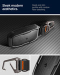 ACS09430 - Ford Key Fob Cover | FK100 in Matte Black showing the sleek modern aesthetics. Sleek and slim profile with carbon fiber detailing