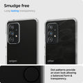 ACS02316 - Galaxy A52 Case Liquid Crystal in Crystal Clear smudge free long lasting transparency. Dot patterns provide an even look allowing a balanced form & transparency.