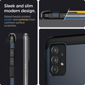 ACS02320 - Galaxy A52 Case Tough Armor in Metal Slate showing the sleek and slim modern design. Raised bezels protect screen and cameras from common surface scratches