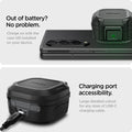 ACS05264 - Galaxy Buds 2 Pro / 2 / Pro / Live Case Lock Fit in matte black out of battery? no problem. charge on with the case still installed on your device. Charging port accessibility. Large detailed cutout for any sizes of usb-c charging cable.