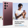 AGL04752 - Galaxy S22 Ultra EZ Fit Optik Pro Lens Protector Glass.tR in burgundy protect what' important. Keep your camera lens protected throughout the day.