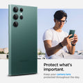 AGL04754 - Galaxy S22 Ultra EZ Fit Optik Pro Lens Protector Glass.tR in green protect what' important. Keep your camera lens protected throughout the day.