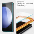 AGL06986 - Galaxy S23 FE Alignmaster Full Cover precise cutout designed to cover flawlessly.