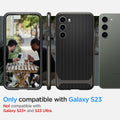 ACS05722 - Galaxy S23 Case Neo Hybrid in gunmetal only compatible with s23. not compatible with galaxy s23+ and galaxy s23 ultra.