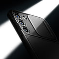 ACS05733 - Galaxy S23 Case Optik Armor in black showing shine in the camera.