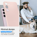 ACS06085 - Galaxy S23 Case Thin Fit in pink sand showing the minimal design. Form fitted profile for those who want to keep it as simple as possible