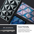 AFL07492 - Galaxy S24 Ultra Neo Flex in Transparency showing the slim, yet protective. Case friendly. Immaculate fit with all Samsung Galaxy S24 Ultra Spigen case collection