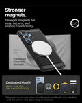 ACS08951 - Galaxy S25 Ultra Case Rugged Armor (MagFit) in Matte Black stronger magnets. Stronger magnets for easy, securer, and snappy connectivity. Dedicated magfit. Made for the galaxy s25 series.