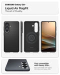 ACS11043 - Galaxy S26 Plus Liquid Air (Mag Fit) in Matte Black showing the art of fluidity