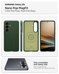 ACS11067 - Galaxy S26  Nano Pop (Mag Fit) in Avo Green showing color that pops style that stays