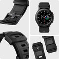 AMP04031 - Galaxy Watch Band (20mm) Rugged Armor in matte black showing detail.