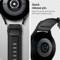AMP04031 - Galaxy Watch Band (20mm) Rugged Armor in matte black quick release pin. Easy to share install remove with quick release pins.