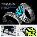 AMP06498 - Watch 6 (44mm) Modern Fit 316L Band in Silver premium quality. Made of 316L surgical steel to keep your watch luxurious for a long time.