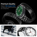 AMP06490 - Watch 6 Classic (47mm) Modern Fit 316L Band in Black premium quality. Made of 316L surgical steel to keep your watch luxurious for a long time.
