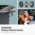 ACS06497 - Galaxy Watch 6 (44mm) Case Ultra Hybrid in crystal clear samsung galaxy watch 6 series. only compatible with 44mm