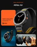 AMP10111 - SWi-9 Series - Athlex Air in Active Black showing made for galaxy watch. built for ultimate defense around the clock.