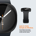 ACS11601 - Galaxy Watch 9 (44mm) Thin Fit 360 showing close-up of Galaxy Watch 9 (44mm) case screen protection and a side profile of the empty case