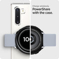 ACS00217 - Galaxy Watch Active 2 (44mm) Case Liquid Air in black charge wirelessly. power share with the case.